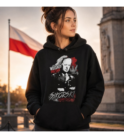 Damska bluza z kapturem WŁADYSŁAW SIKORSKI